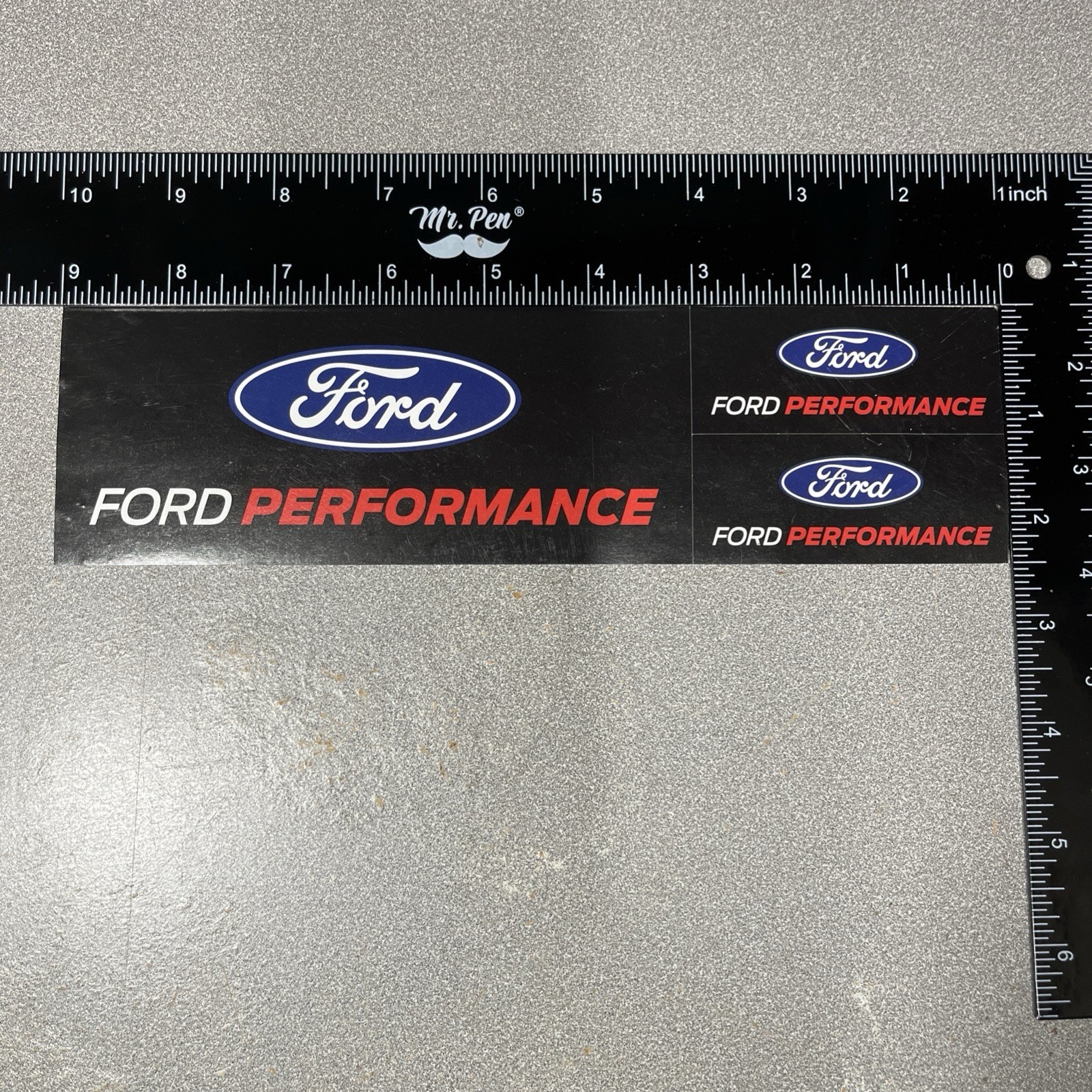 Ford Performance Racing Decal Sticker Sheet (3 Stickers Per Sheet)