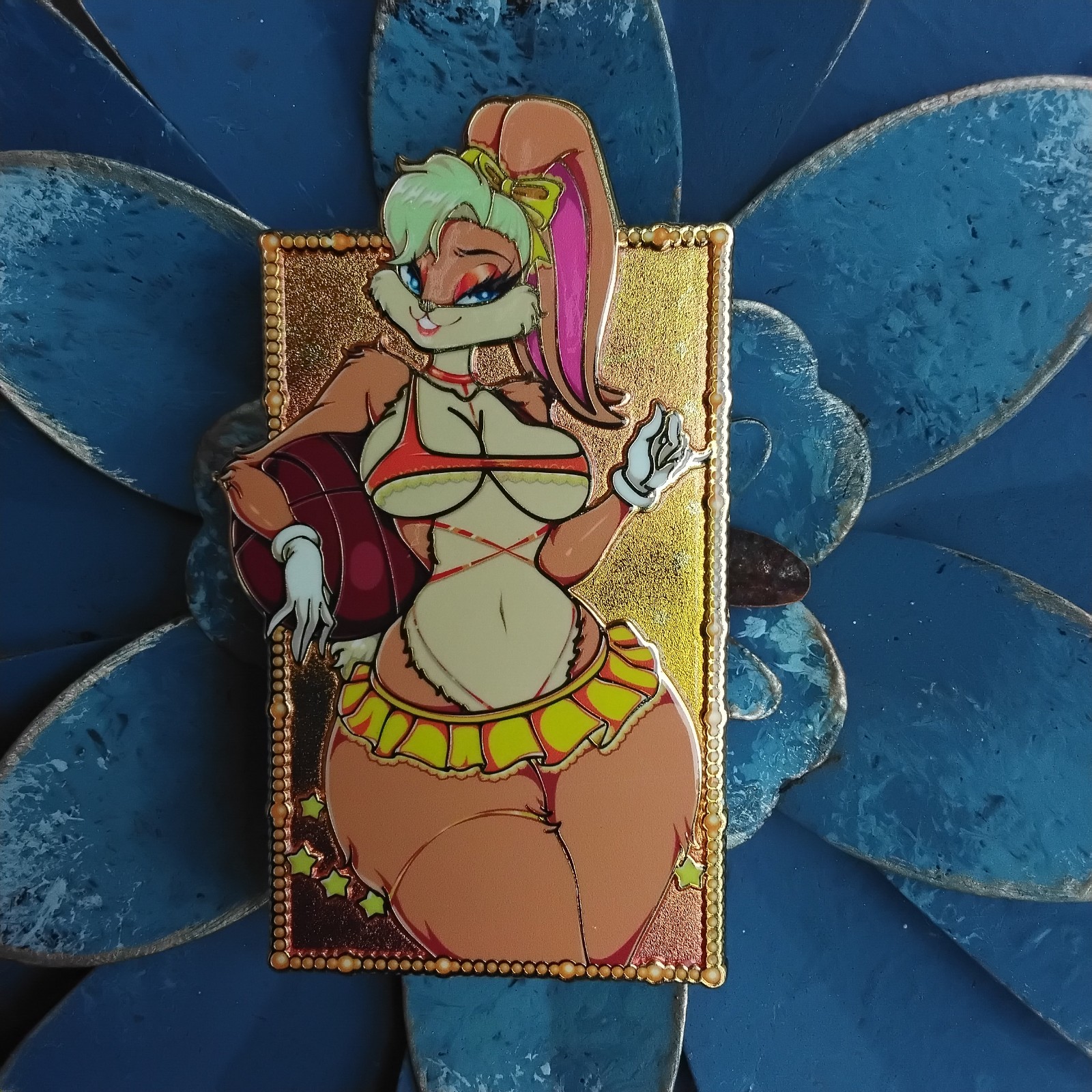 Lola Bunny Space Jam Looney Toons lewd furry movie waifu hard enamel pin LE