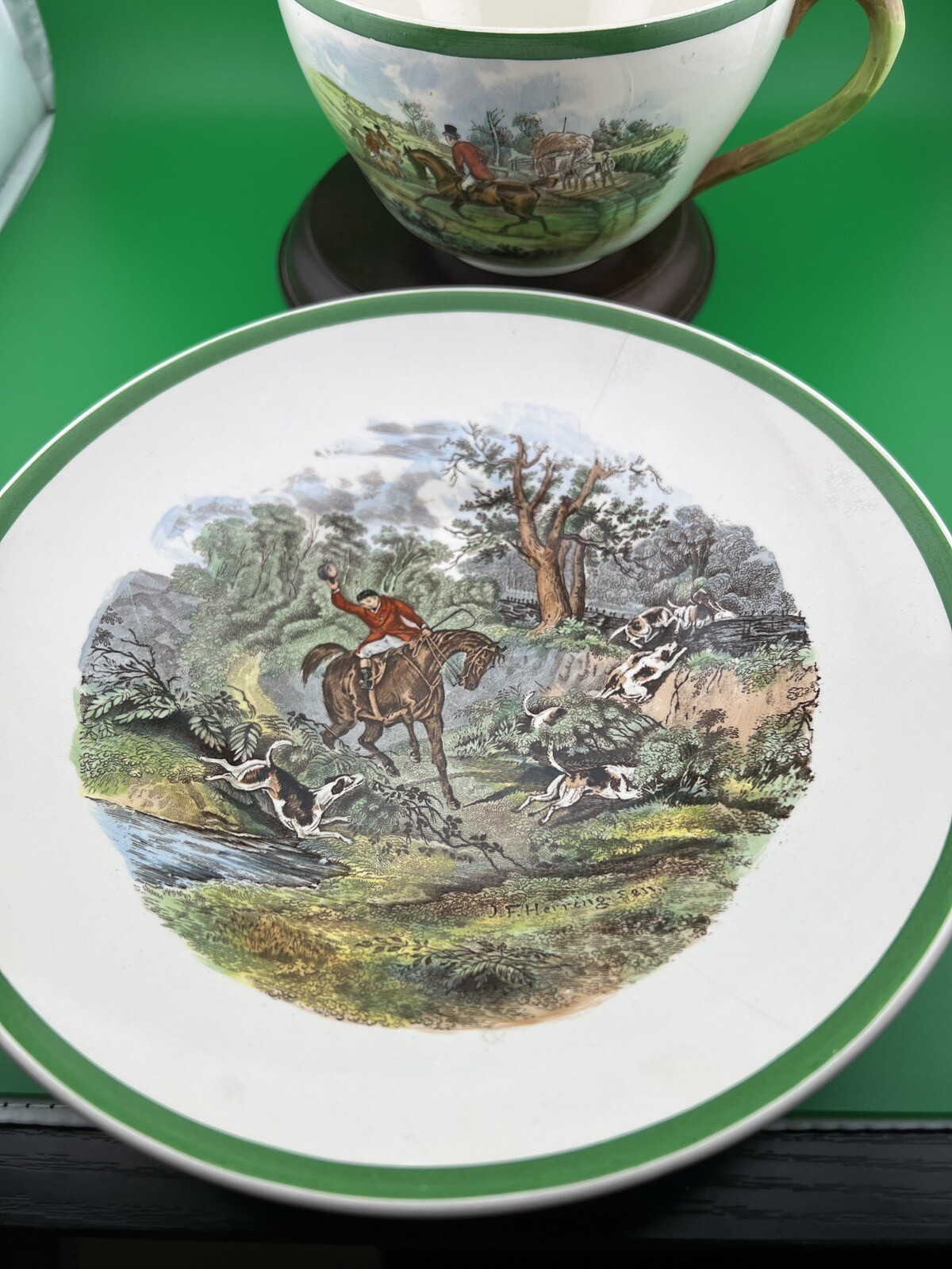 Vtg Copeland Spode Herring Hunt
