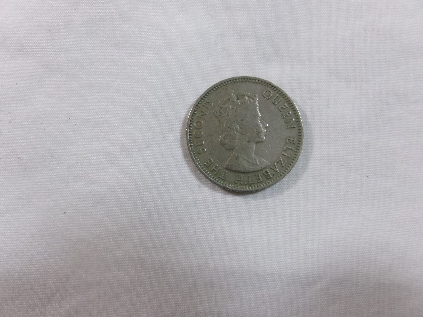 1976 Belize 25 Cents Copper Nickel Coin -23.6MM-MINTAGE=790,000