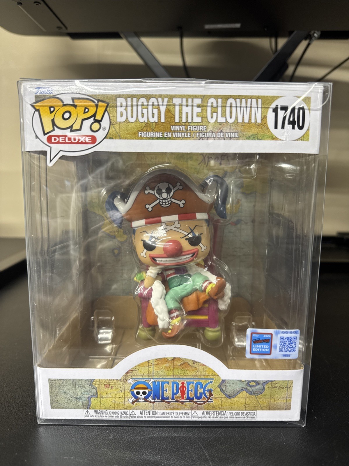 Buggy The Clown #1740 One Piece 6″ NYCC2 024 Limited Edition Pop!