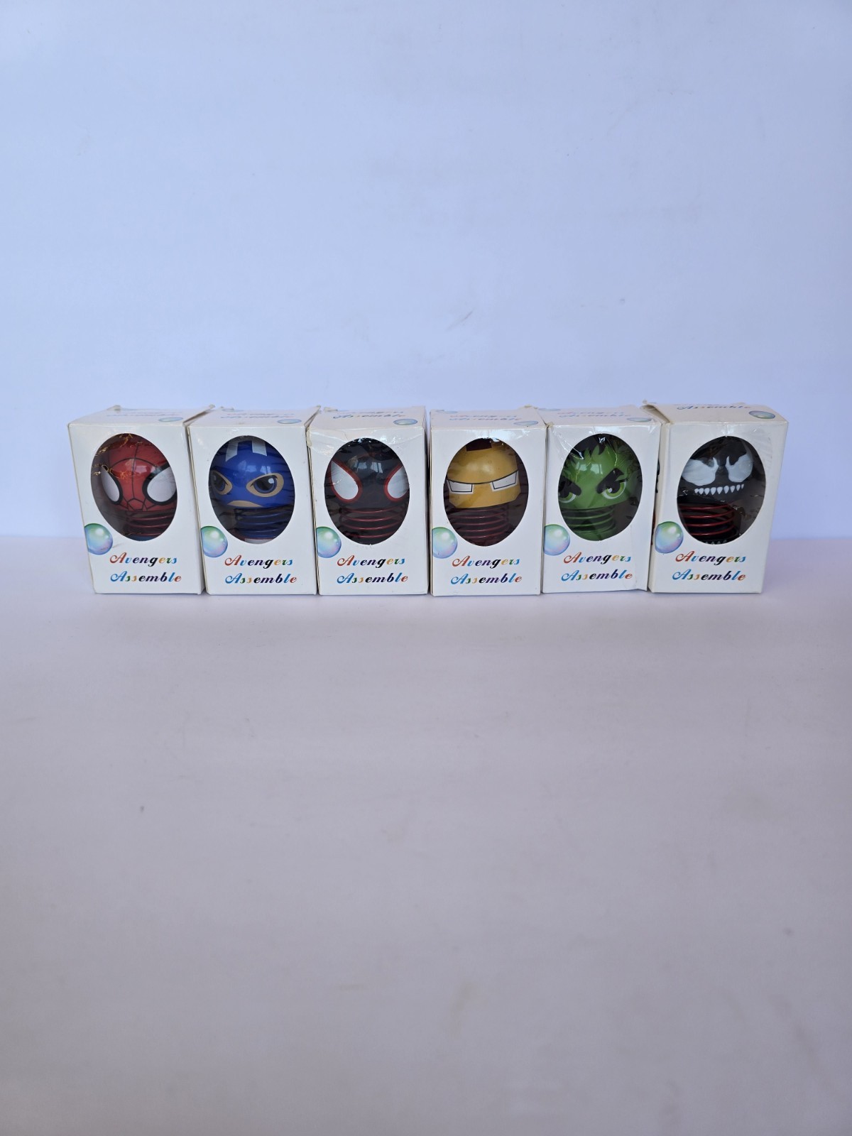 Avengers Assemble Spider-Man Hulk Iron Man Bobblehead Figures SO CUTE!!!