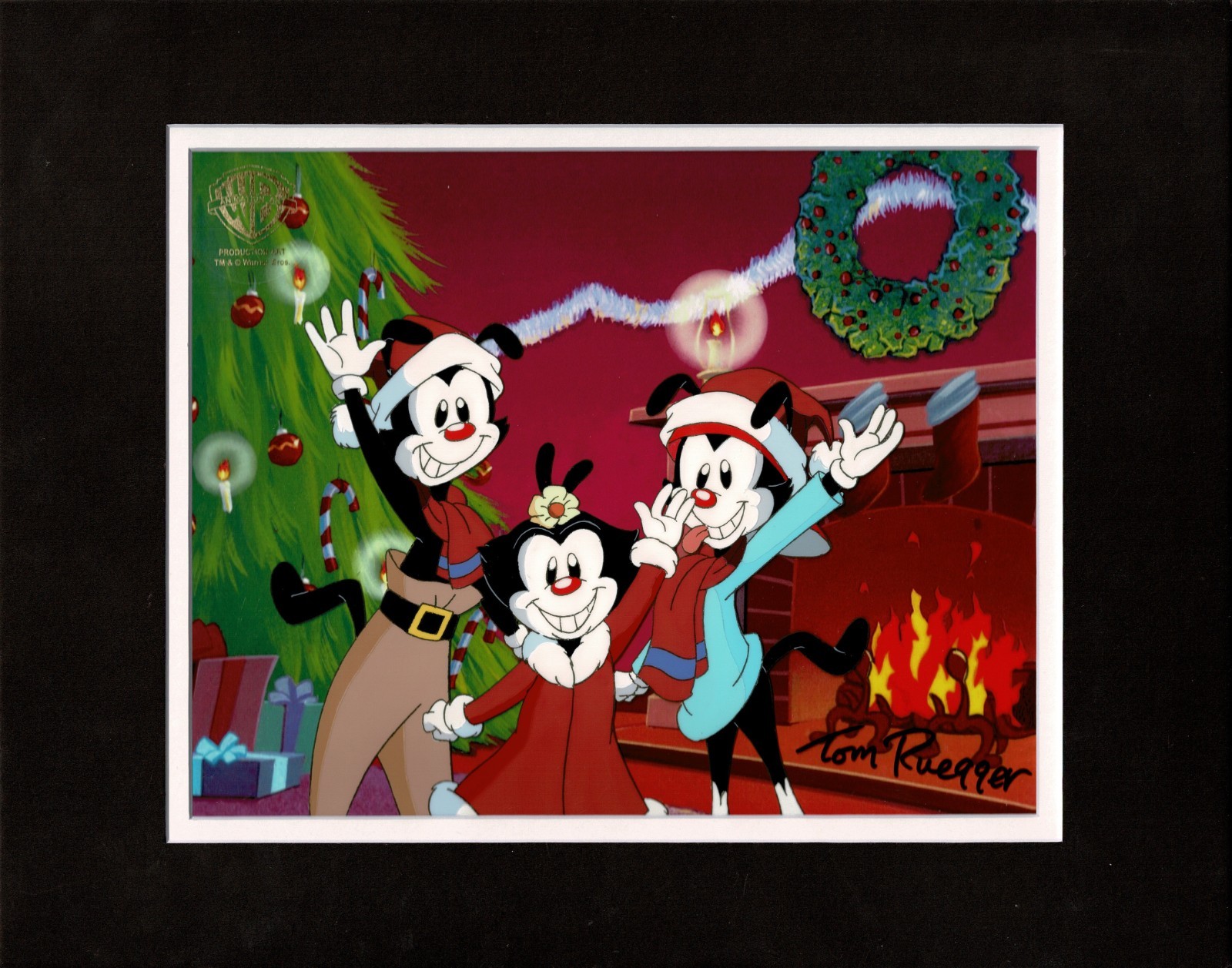 Animaniacs Original Production Animation Cel Signed by Creator Noel Song b