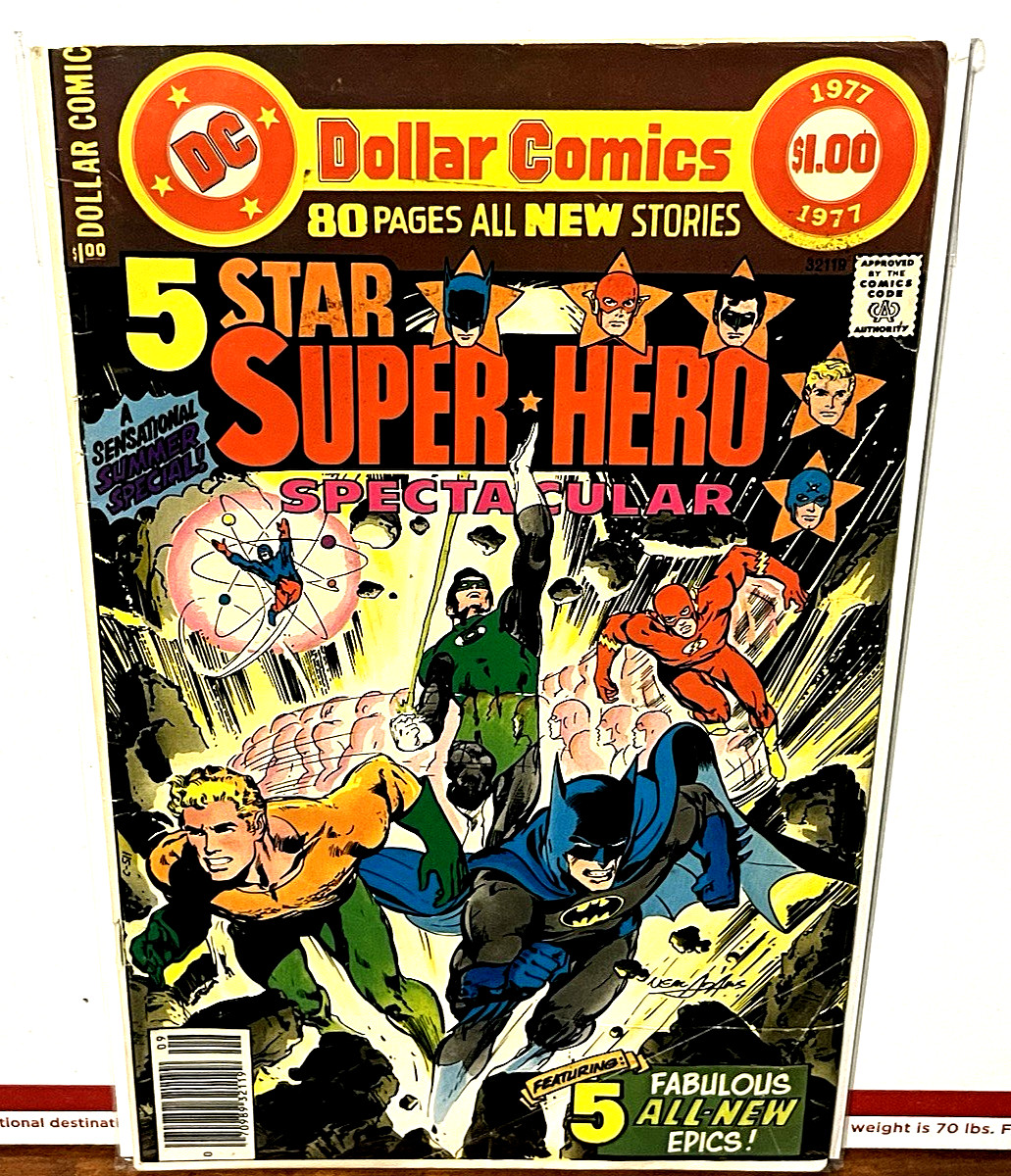 5 STAR SUPER-HERO SPECTACULAR #1 (DC 1977) NEAL ADAMS BATMAN 80-page DOLLAR