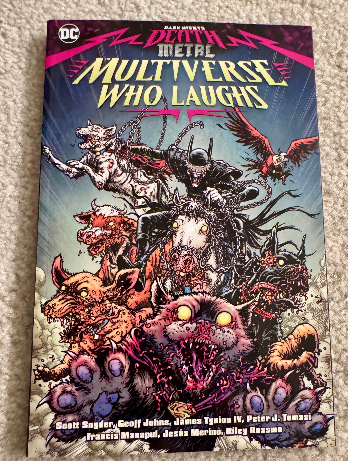 Batman TPB Dark Nights Death Metal the Multiverse Who Laughs Scott Snyder