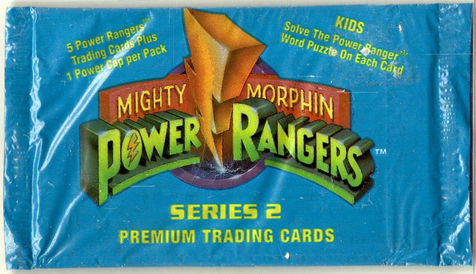 1994 Mighty Morphin Power Rangers Series 2 Trading Card Booster Pack