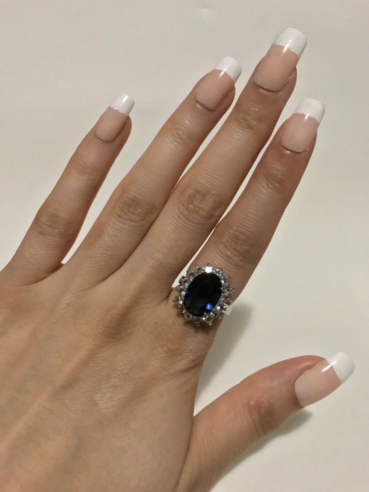Royalty sapphire ring, Princess Diana style inspired, dreamy piece, memorabilia