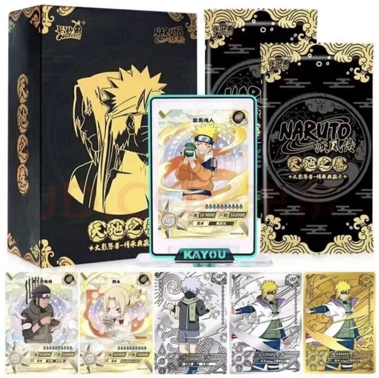 Naruto Kayou Heaven & Earth Scroll Trading Card Box Sealed Collector TCG CCG