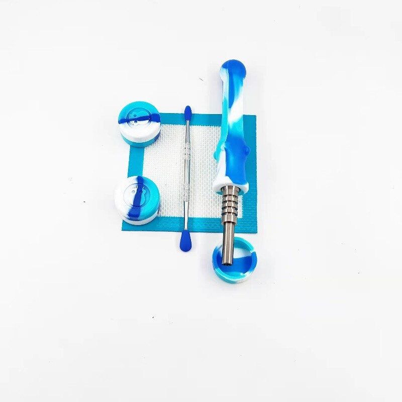 Random Color Silicone Tubing Stainless Steel 2-in-1 Set with Case Fast Shipping