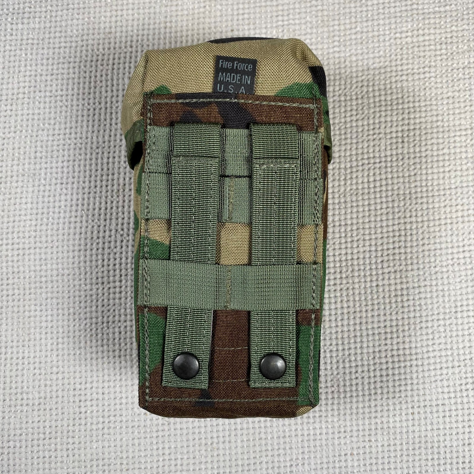 FireForce Nalgene Bottle Pouch MOLLE 1QT 1L Utility Magazine GP – M81 Woodland