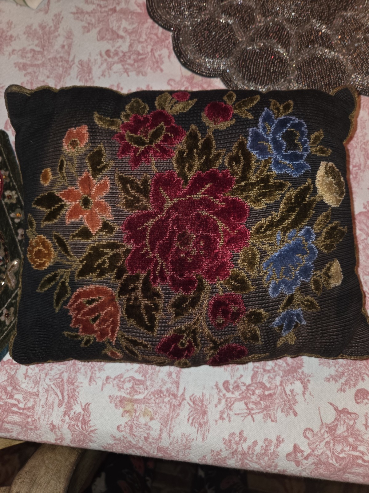 Velvet Vintage Pillow