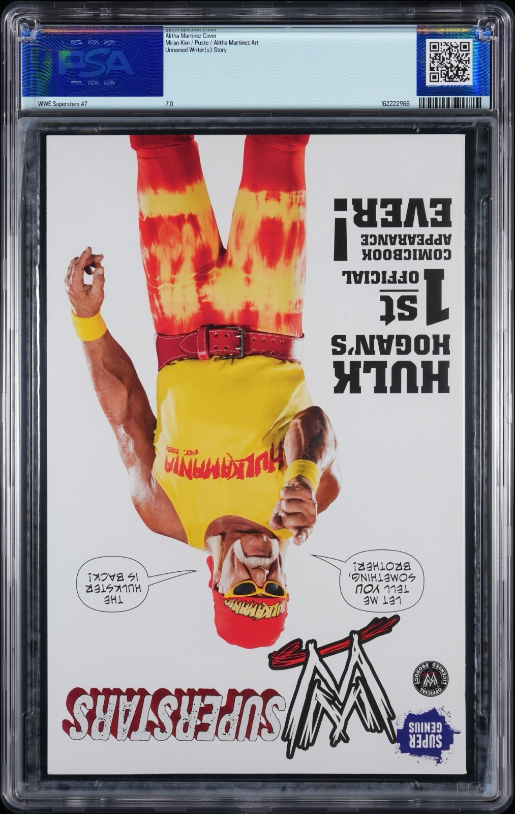 WWE Superstars #7 (2014) – 1st Appearance Hulk Hogan GRADED PSA 7