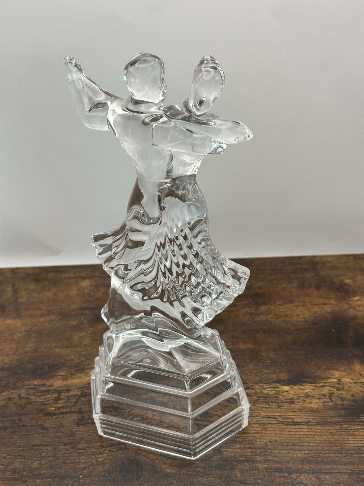 VTG Royal Crystal Rock, Tango Dancing Couple Ballroom Figurine, Italy, 9.5” Gift