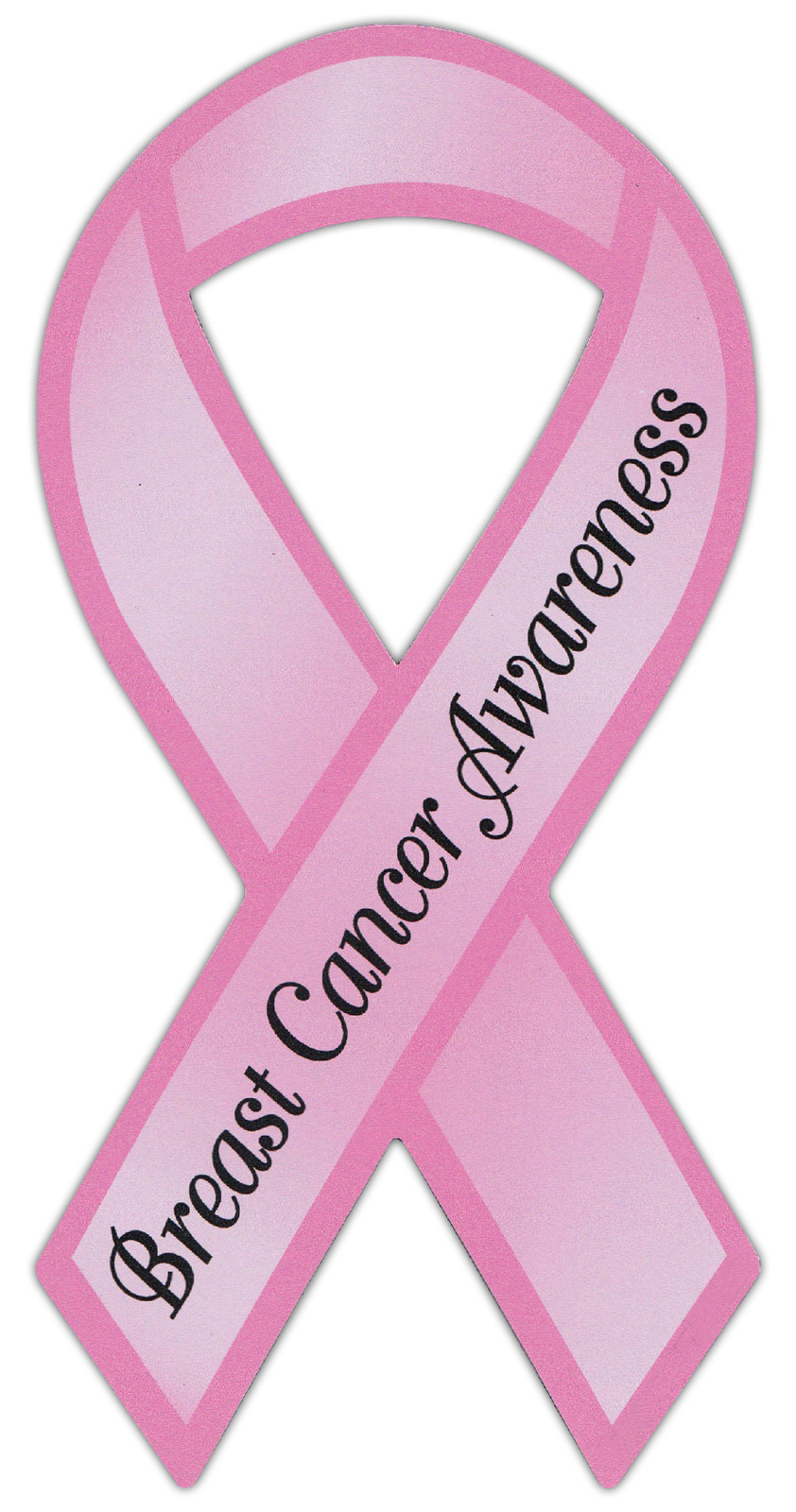 Ribbon Awareness Magnet – Breast Cancer (Pink) – Cars Trucks Refrigerator