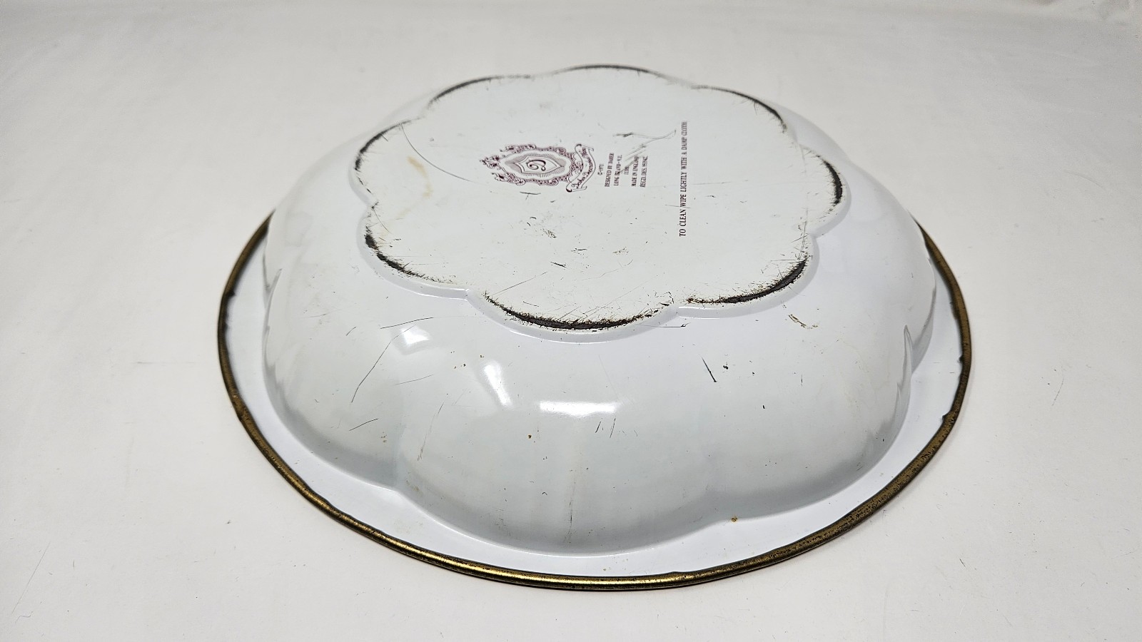 Vintage 1971 Daher Decorated Ware Floral Tin Round Tray Made in England # 951942