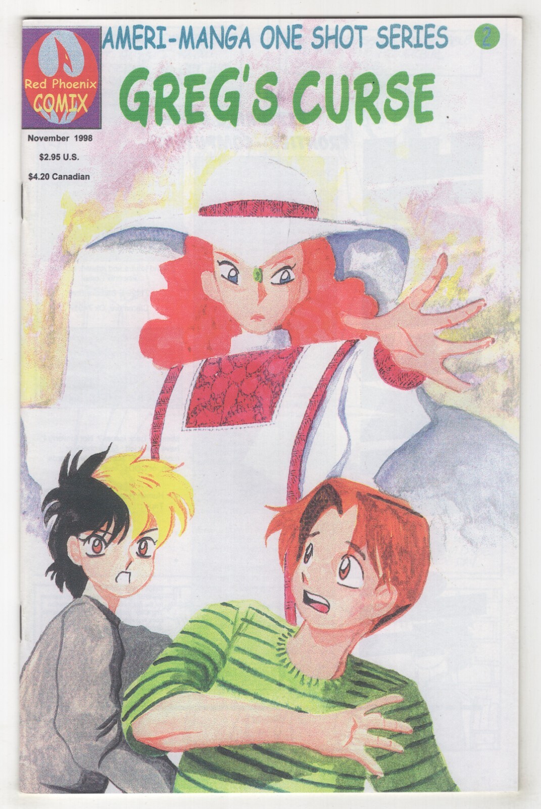 Ameri-Manga One Shot Series: Greg’s Curse #nn (Nov 1998, Red Phoenix Comix) w