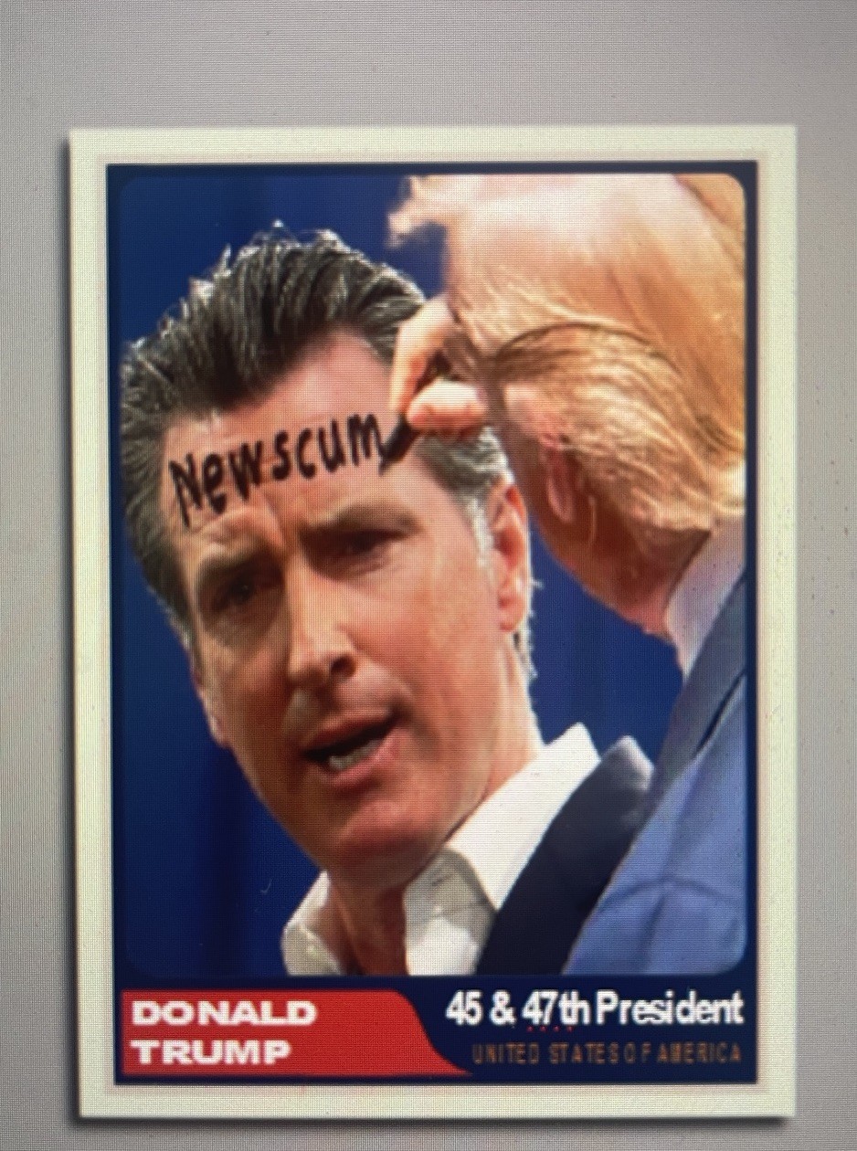 Donald Trump 2024 “Trump Wave” Custom ACEO Card Newscum