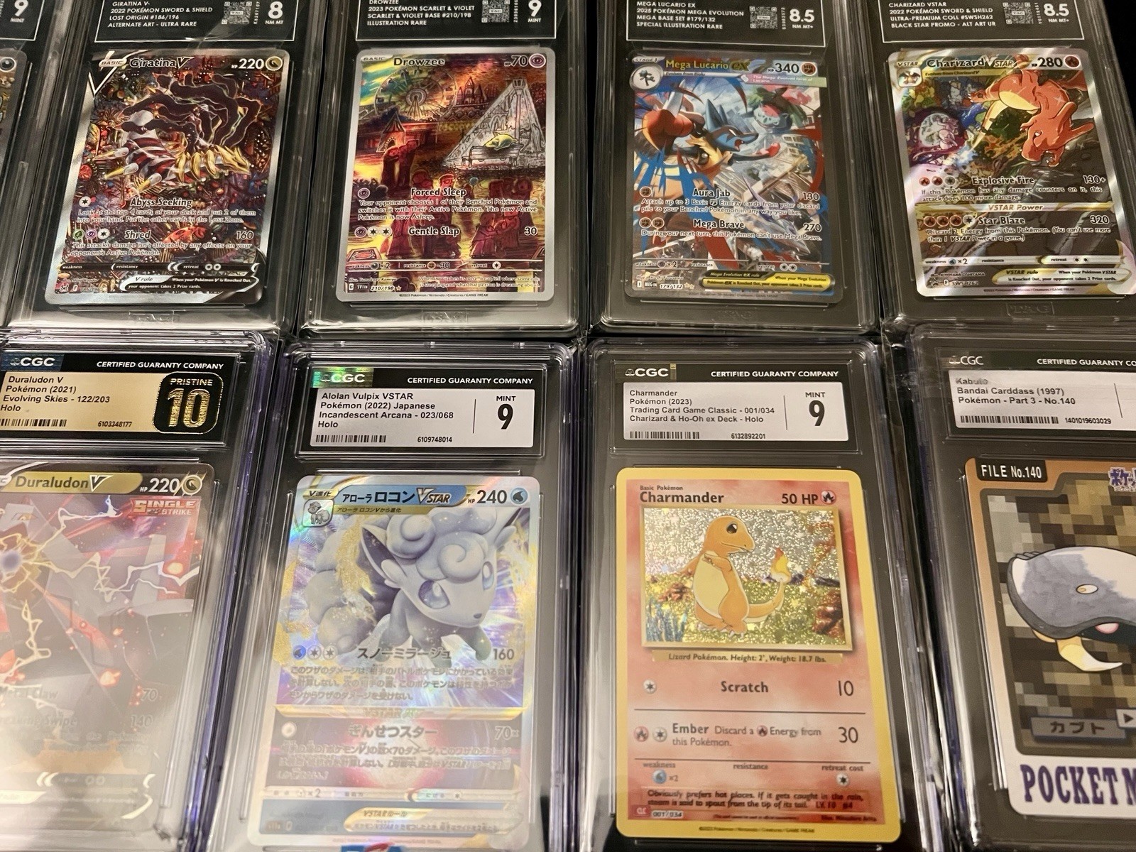PokémonTCG Mystery Pack Graded Slab PSA/CGC/TAG + Sealed Booster + NM Card READ