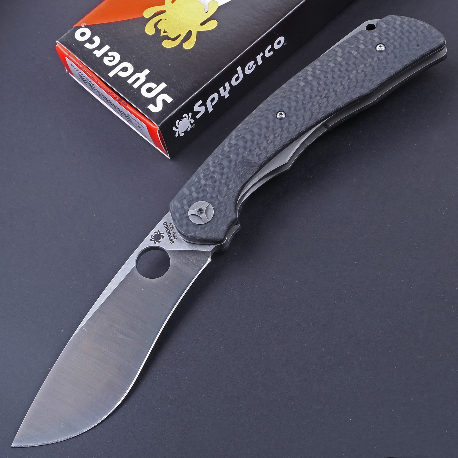 Subvert Big Carbon Fiber Handle Tactical Camping Survival Pocket Folding Knife
