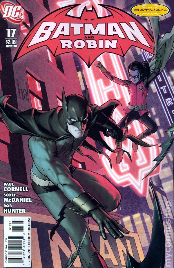 Batman and Robin #17B VF 2011 Stock Image