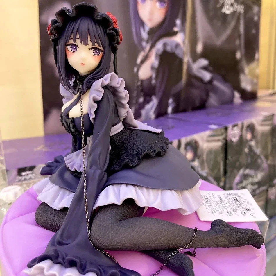 My Dress-Up Darling Kitagawa Marin Black Maid Figure Anime Model Gift