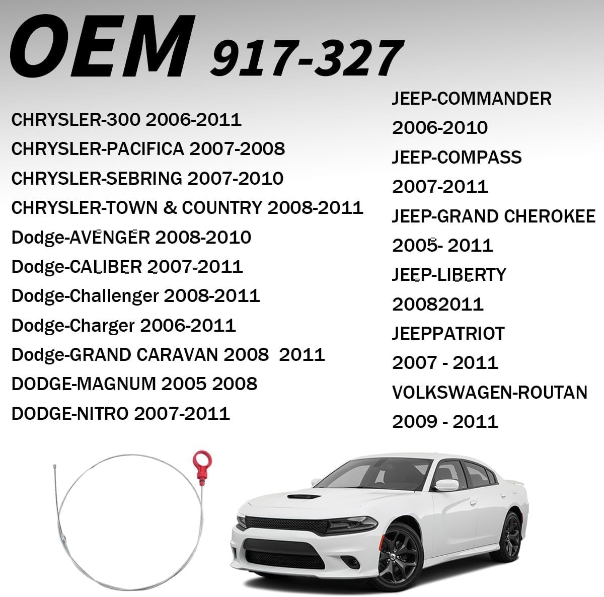 Accurate Transmission Fluid Level Dipstick – Compatible with Multiple Models