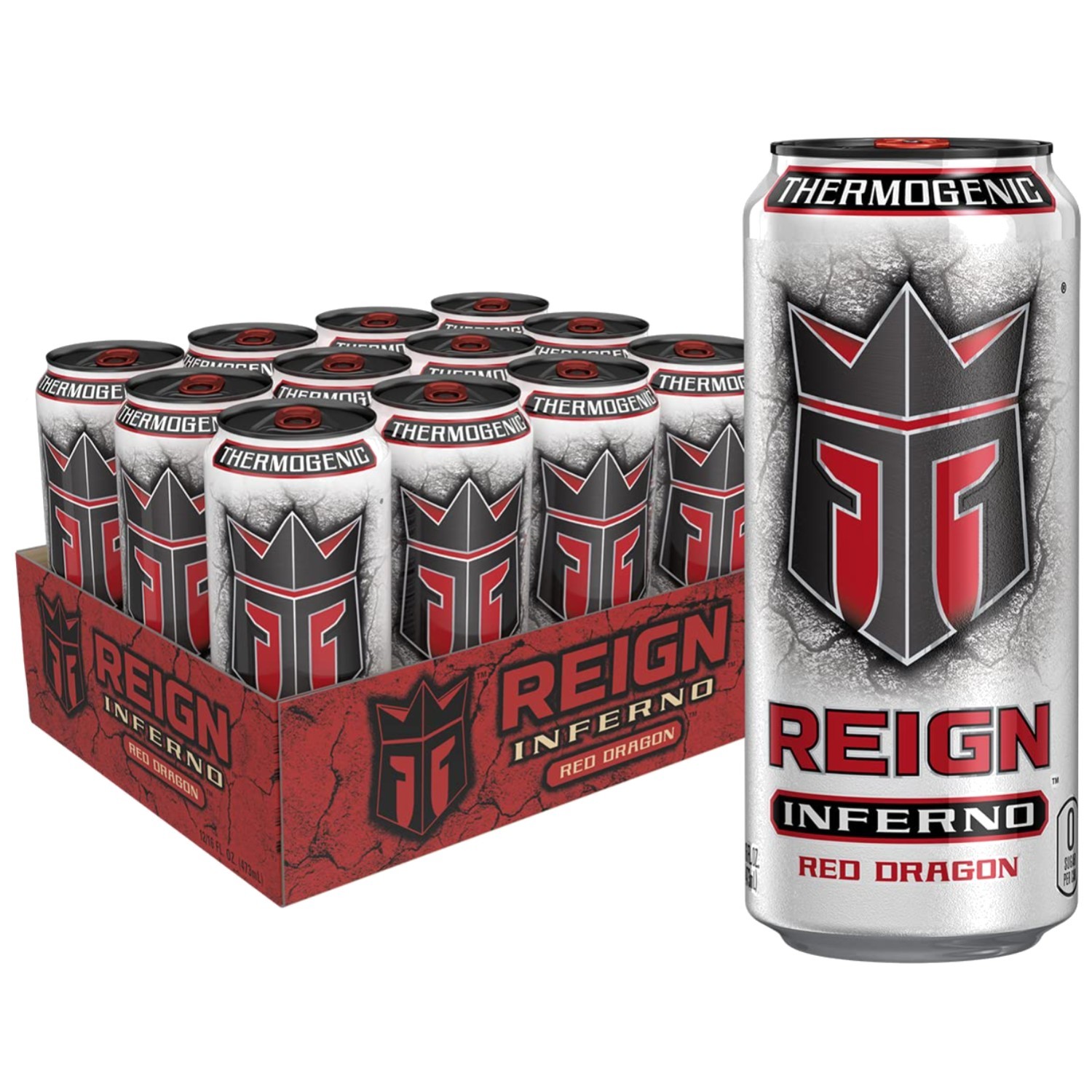 Inferno Red Dragon Energy Fuel – 12 Pack x16 Fl Oz