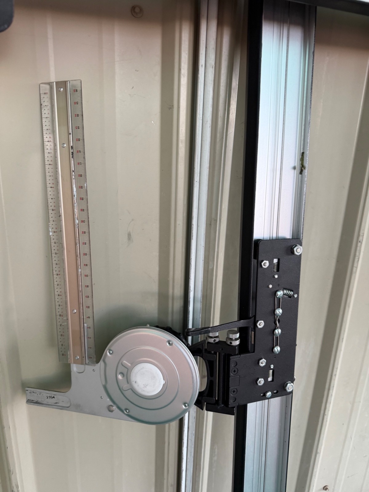Vemco Drafting Machine Mark XII V-Horizontal Track Assembly Board Size 32″x 42″