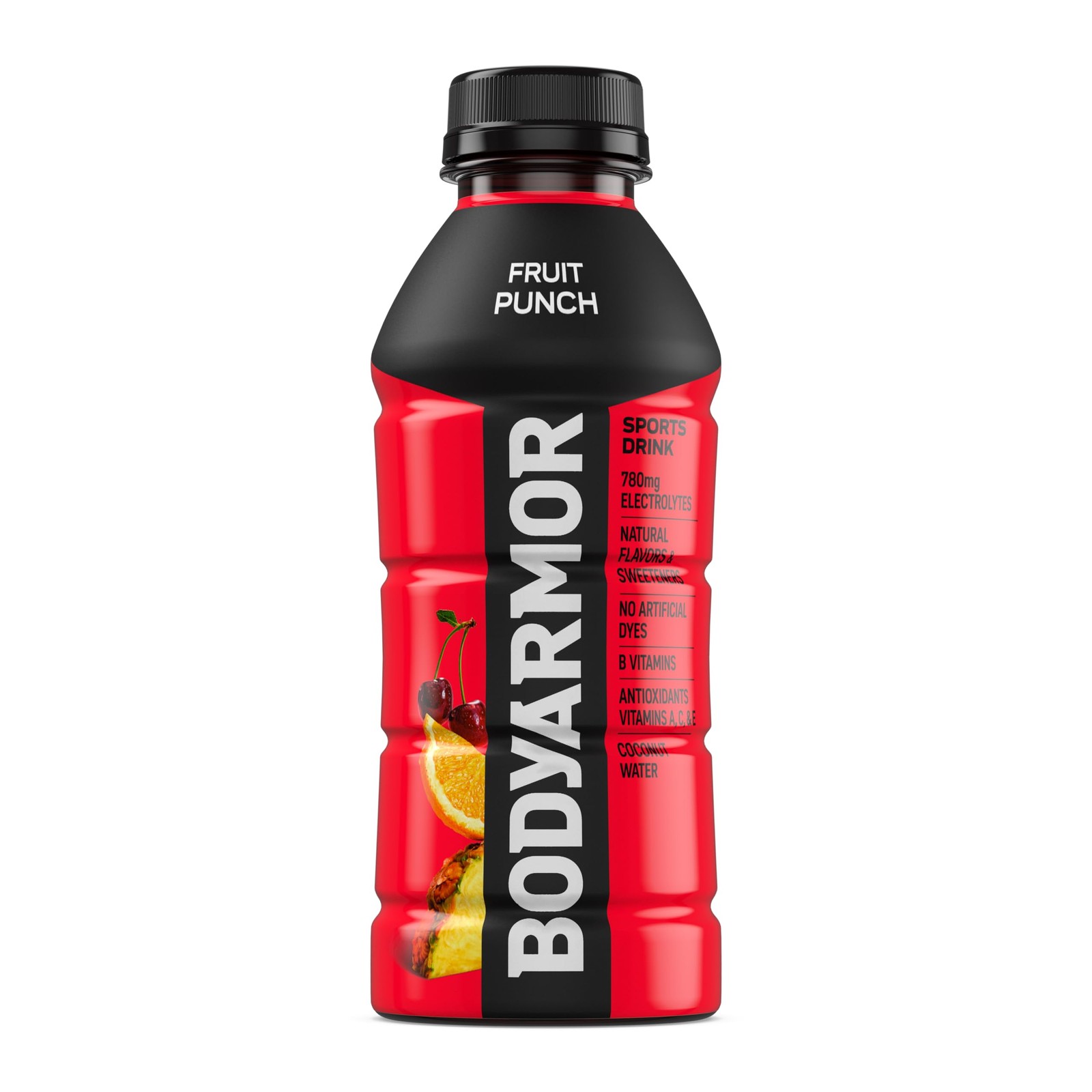 BODYARMOR Sports Drink, Fruit Punch, Electrolyte Drink Hydration, 16 Fl Oz Bo…