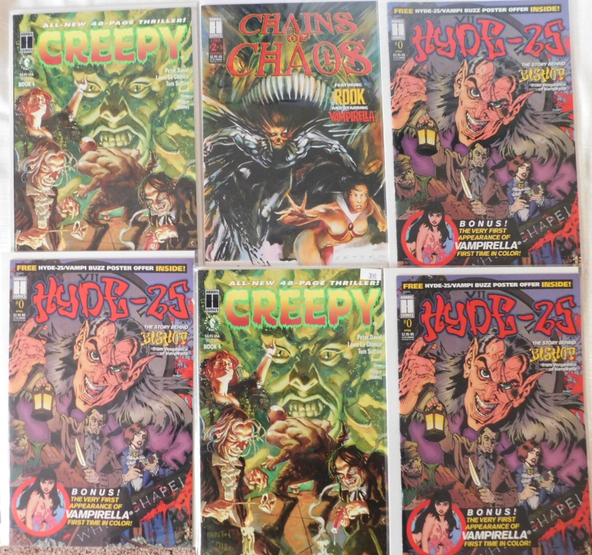 Lot of (21) comics….See Pic! TOPPS / Kitchen Sink / HARRIS / Lightning NICE!