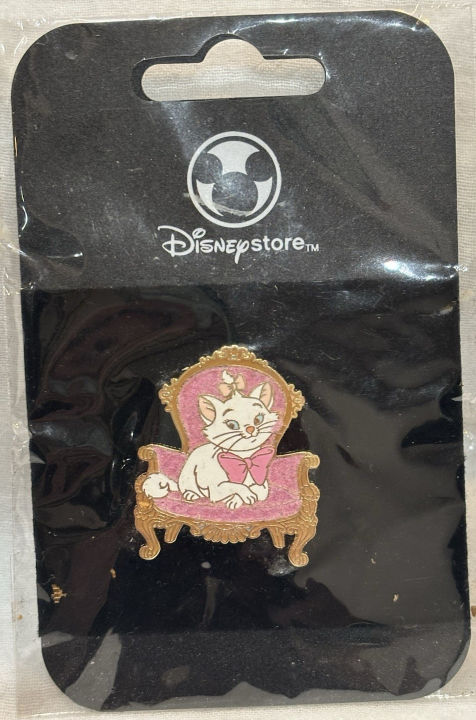Disney Store Marie Aristocats Pink Chair Pin DS59136 OE NOC Cat