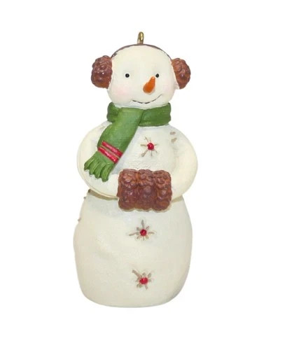 2003 Hallmark Ornament Snowman “Merriweather” with Box and Memory Card