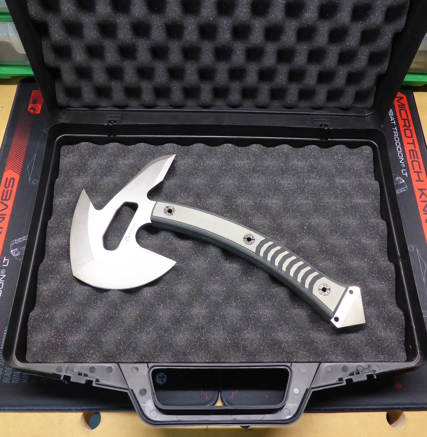 Maserin B.A.C. Axe Tomahawk D2 Full Tang G10 Handle Kydex Made in Italy NIB