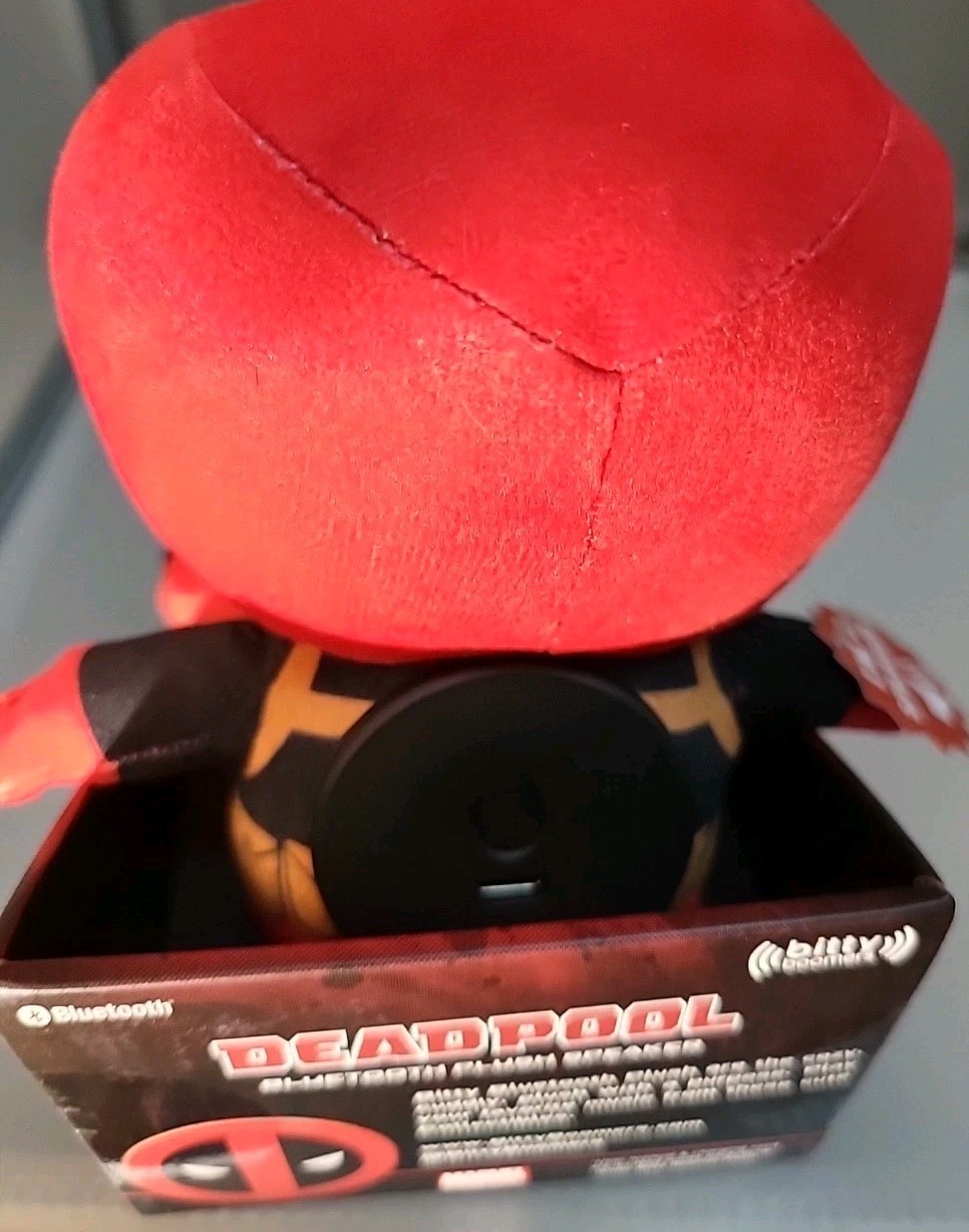 Deadpool Bluetooth Plush Speaker – Marvel – Bitty Boomers Speaker New