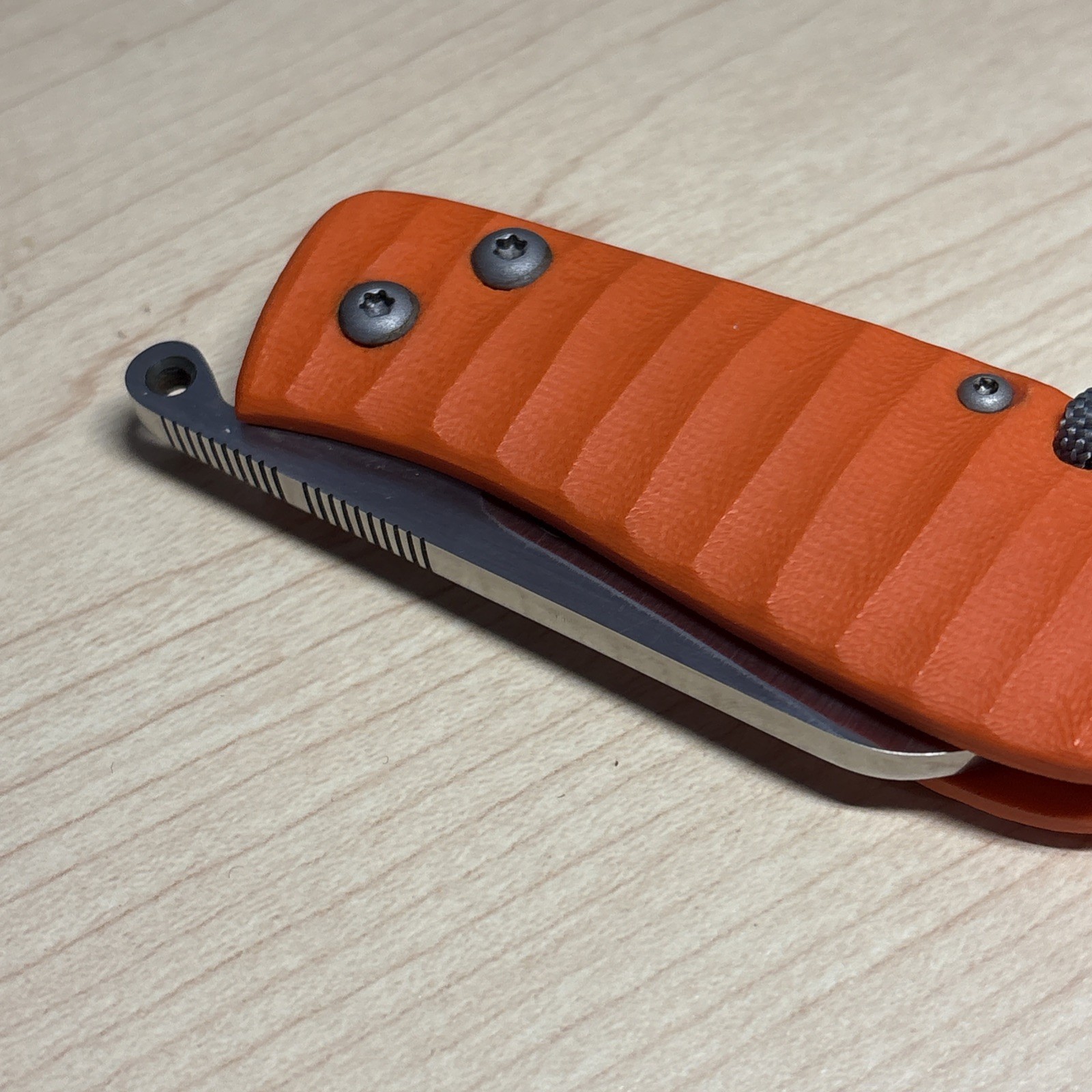 Jared Ryan Price Knife 2009 EDC Forums folder w/ custom lanyard
