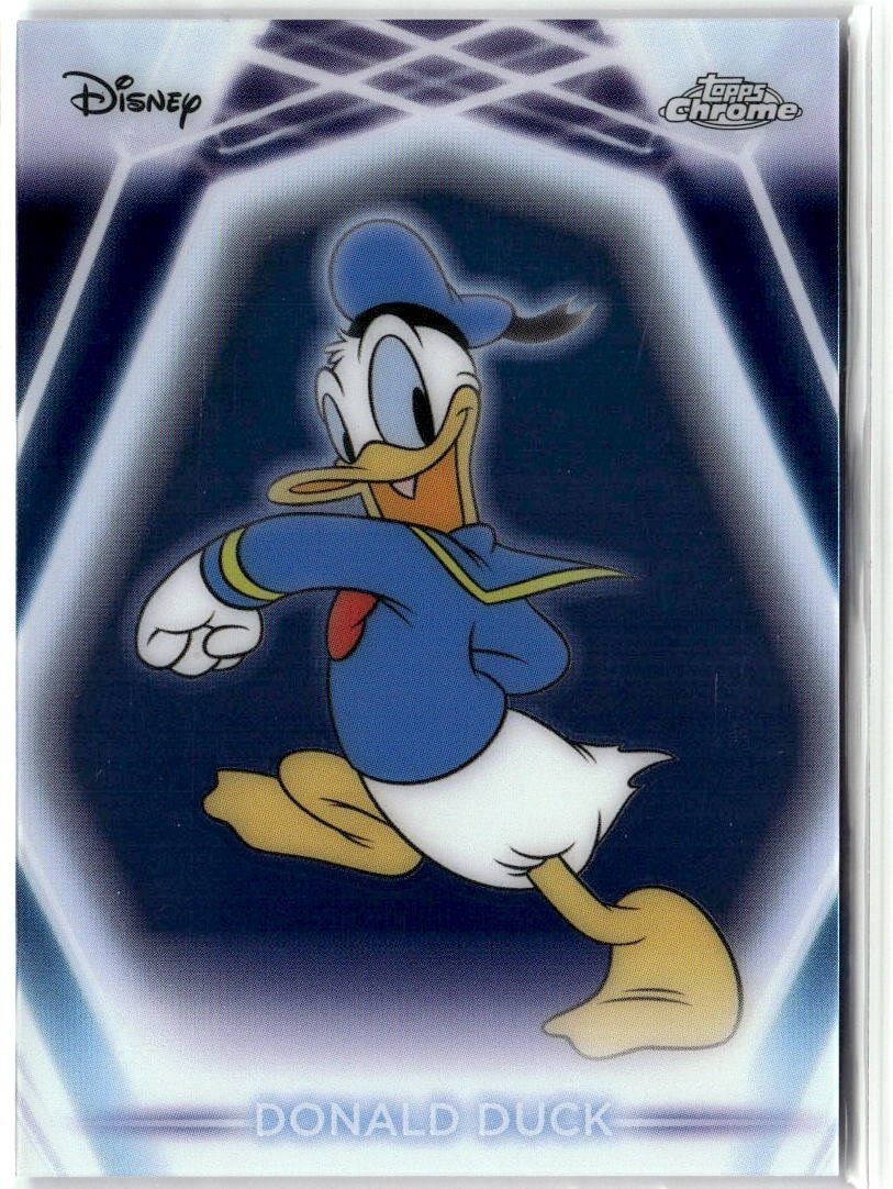 Donald Duck 2026 Topps Chrome Etch Disney Neon CNE-196