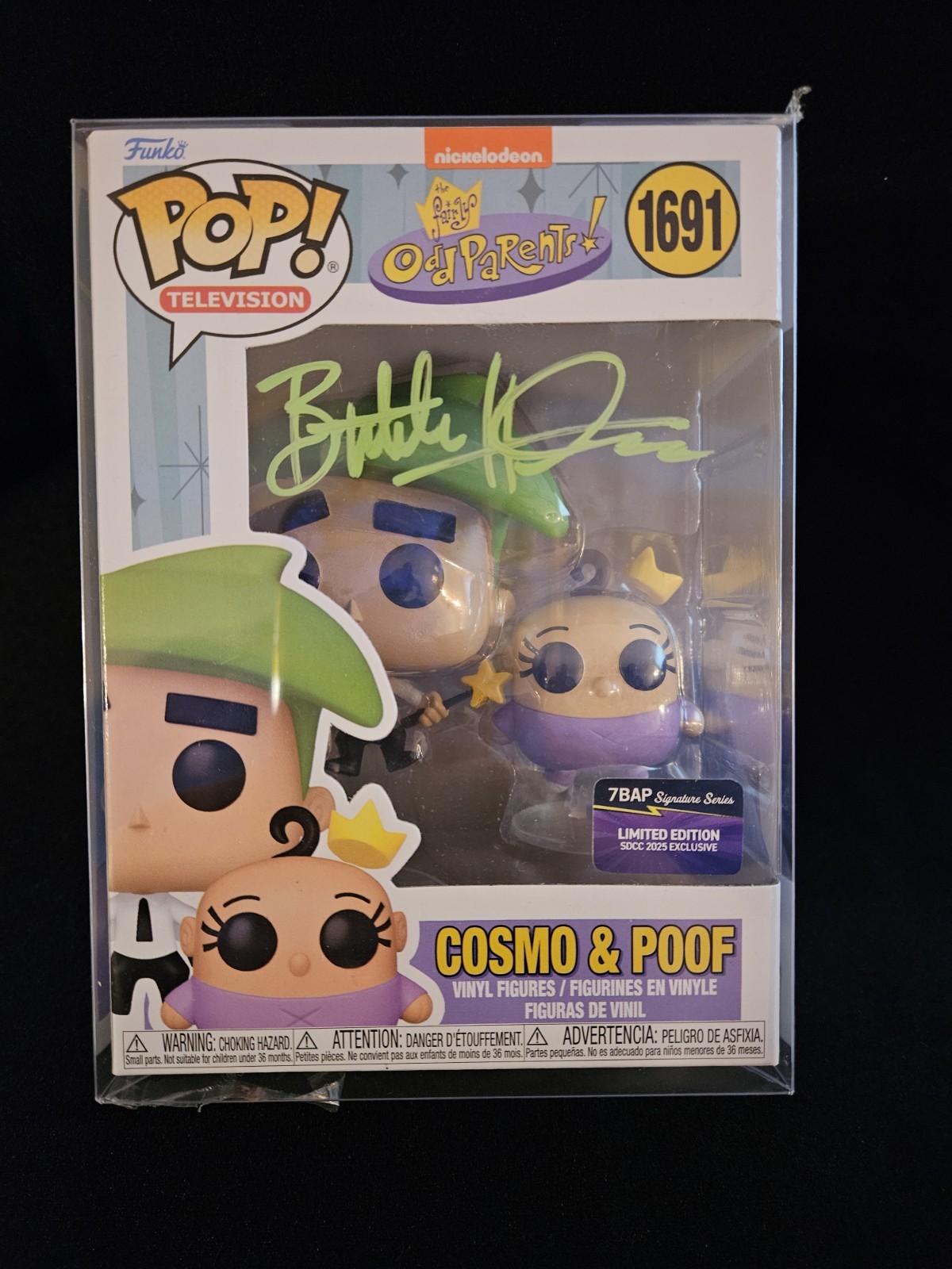 Butch Hartman Autographed Funko Pop! Fairly Odd Parents #1691 Ltd Ed SDCC 2025