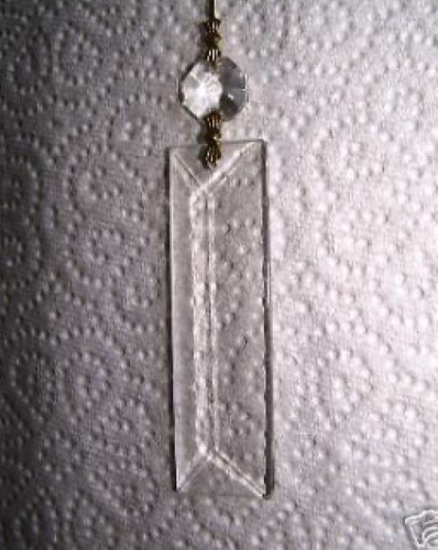 12 – 3 1/2 ” 30 % LEAD CUT CRYSTAL PRISM CHANDELIER PARTS LAMP COLONIAL s