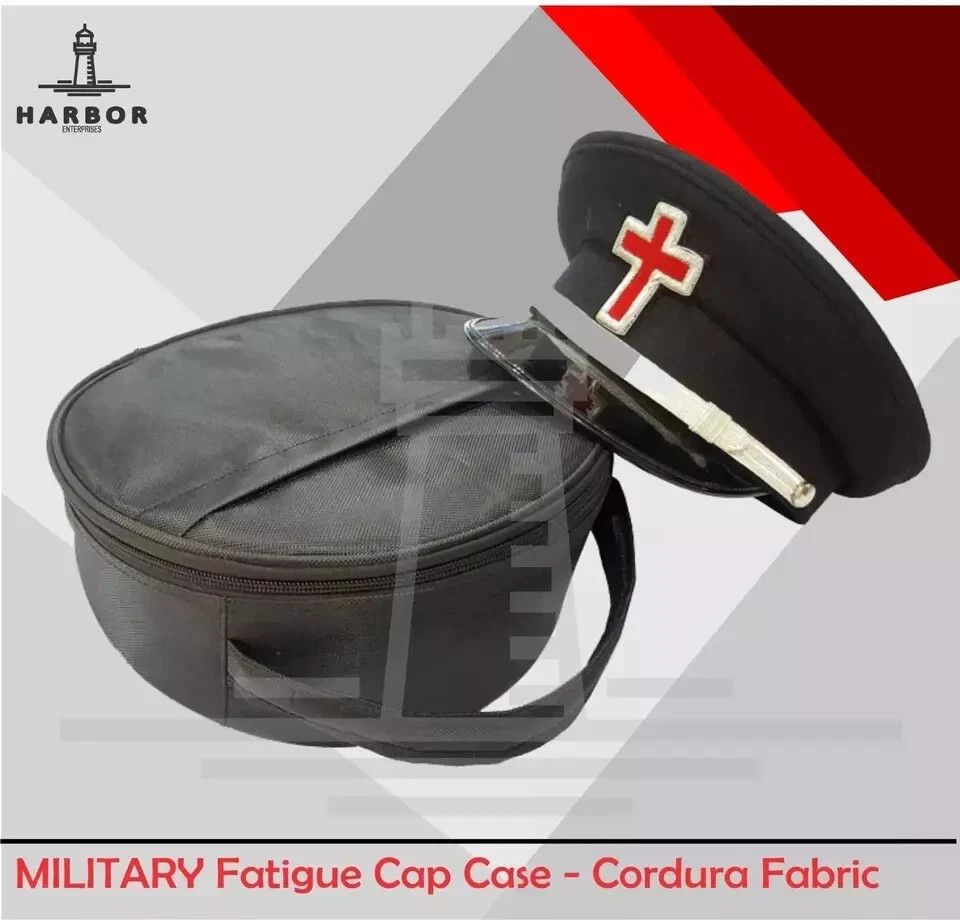 Premium Military Peak Cap Case | Durable Storage for Hats & Caps | Stylish Cap