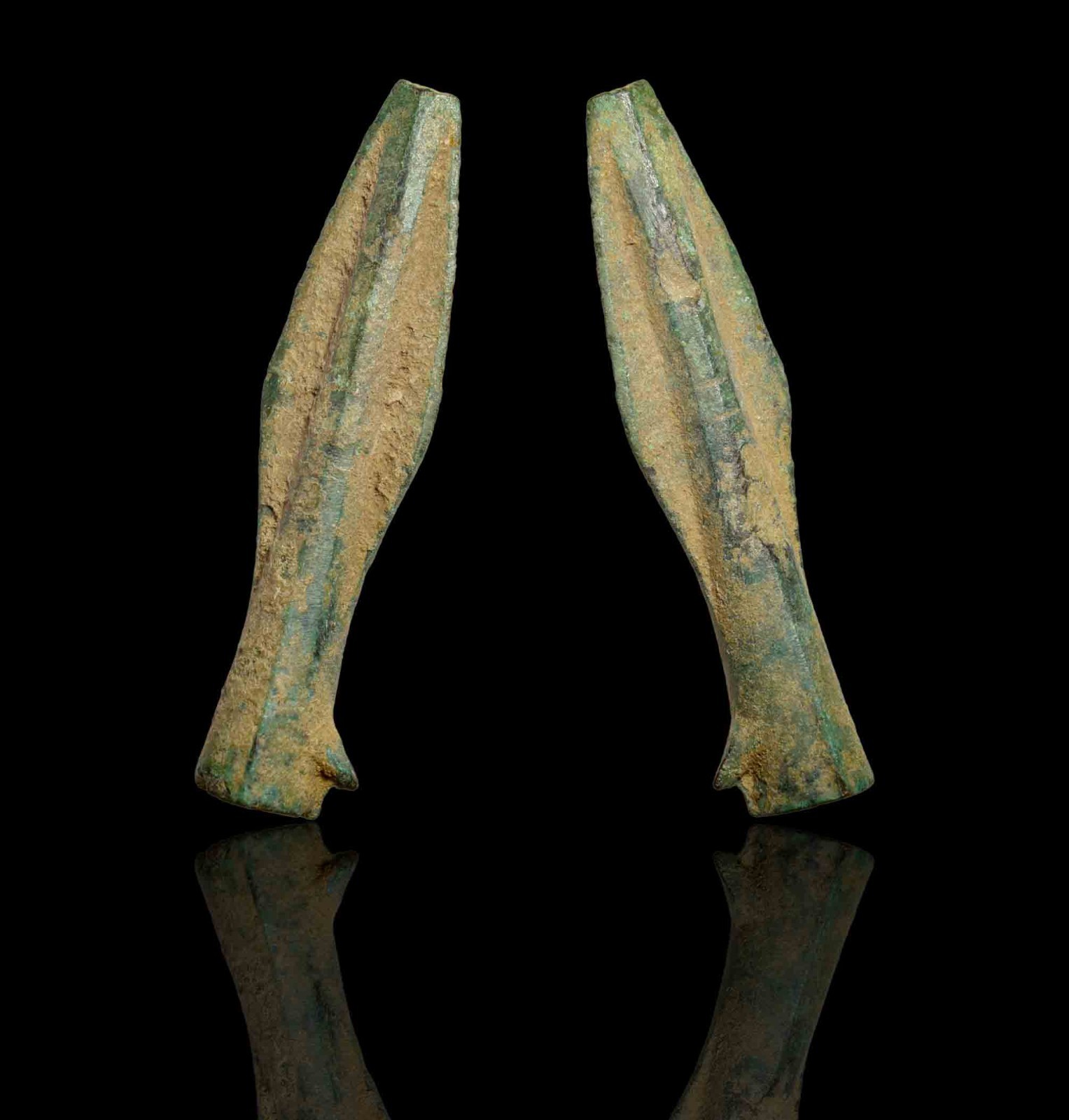 Ancient Bronze Arrowhead Near East Military Projectile 40mm Authentic Guaranteed