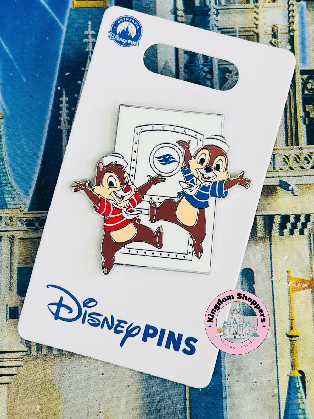 2026 Disney Cruise Line DCL Stateroom Door Chip & Dale OE Pin