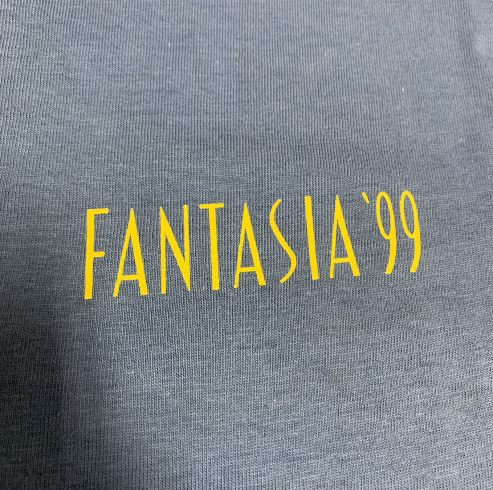 Fantasia 99” Disney Single Stitch T-Shirt-XL (Minor Stain) USA made