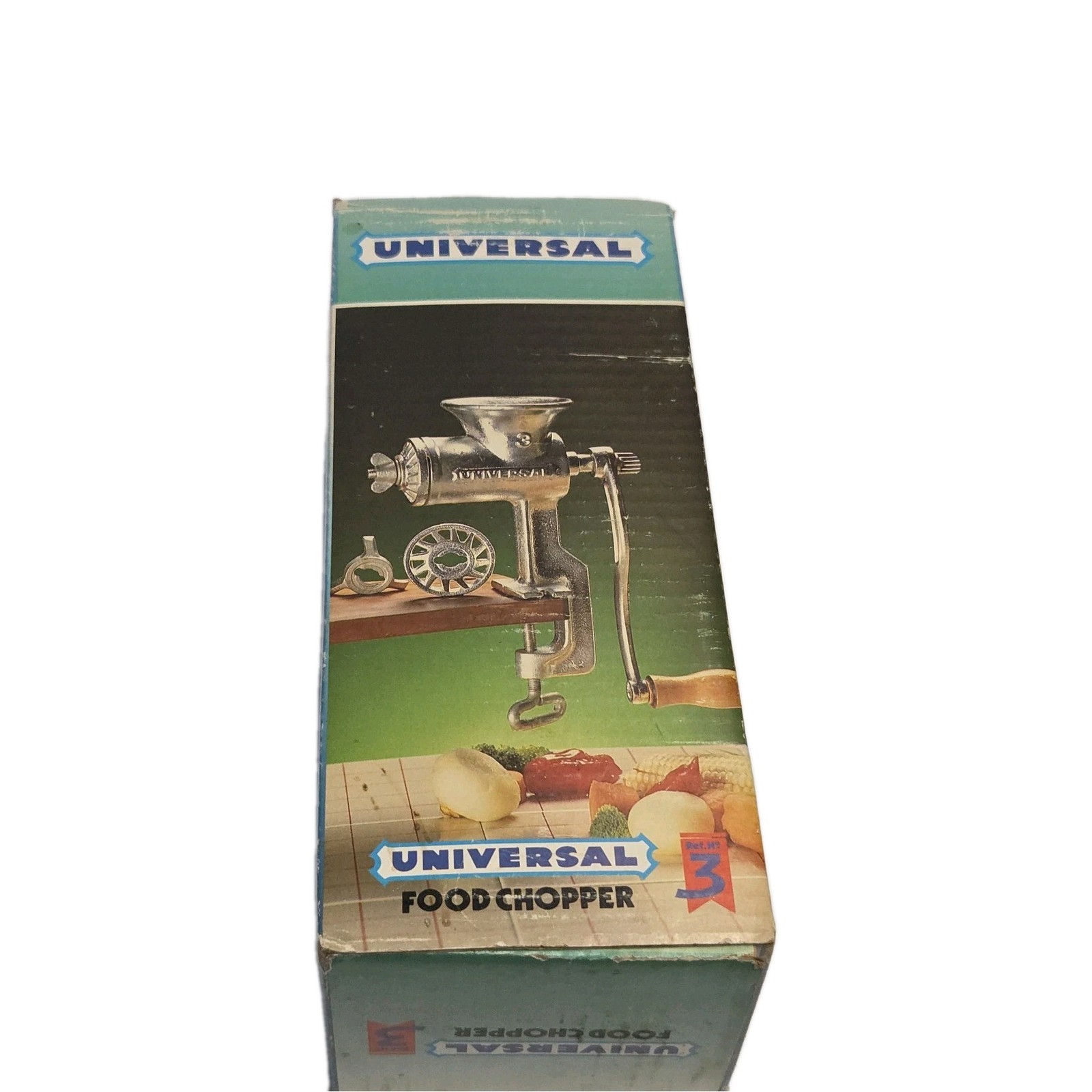 Universal Meat Grinder No. 3 Food Chopper With Box Excellent Shape