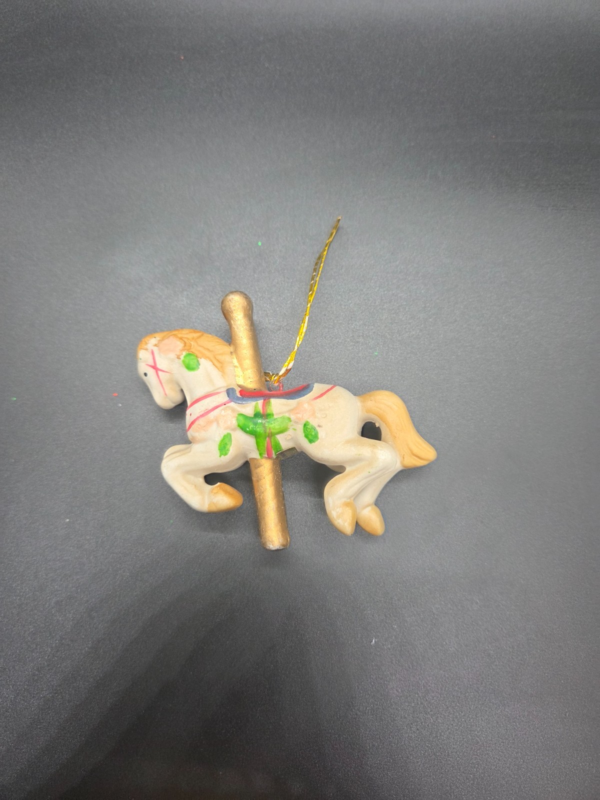 Vintage|Willitts Carousel Horse Ornament Christmas Collectibles