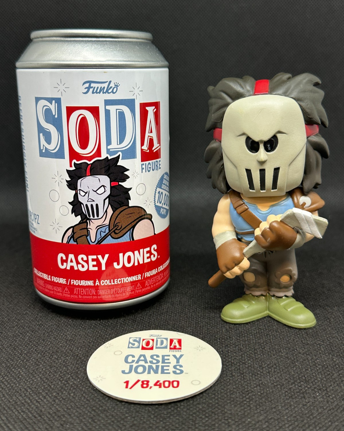 Funko Soda Casey Jones Teenage Mutant Ninja Turtles Figure COMMON /10000