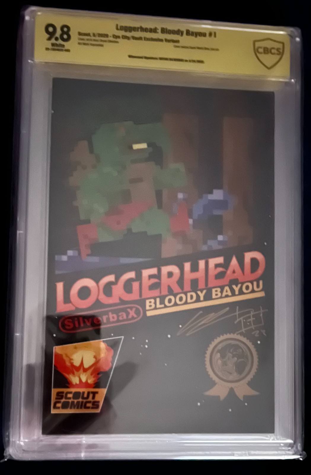 Loggerhead Bloody Bayou #1 2020 Silverbax Cover Graded CBCS 9.8 Scout GB03