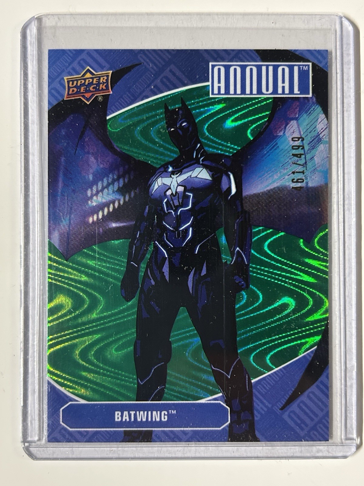 Upper Deck DC Annual #86 Batwing Green 461/499 DC Comics