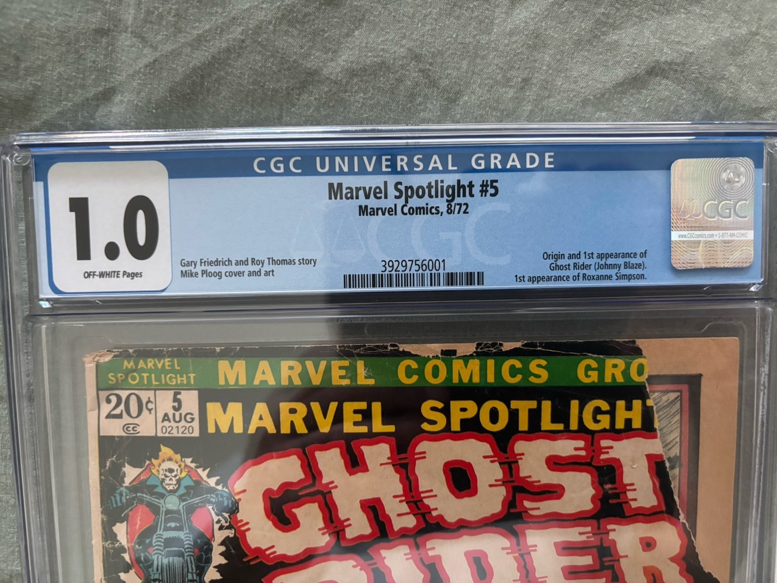Marvel Comics Group Marvel Spotlight #5 (1972) Ghost Rider CGC 1.0