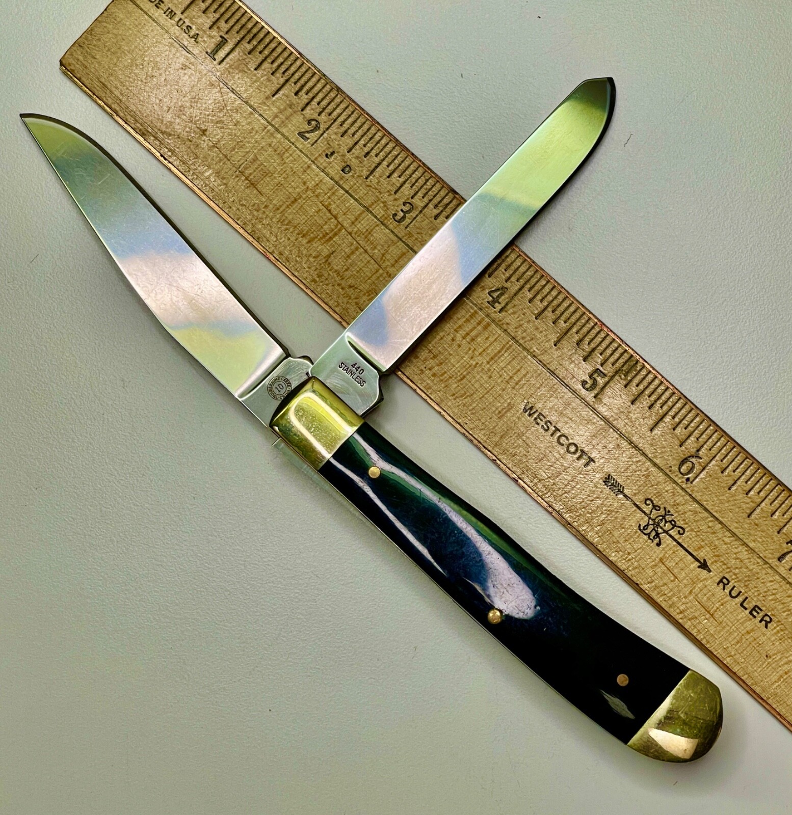 TROUBLESOME CREEK Large 4.25″ TRAPPER — “Friends of Coal” — ((NEW in Box))