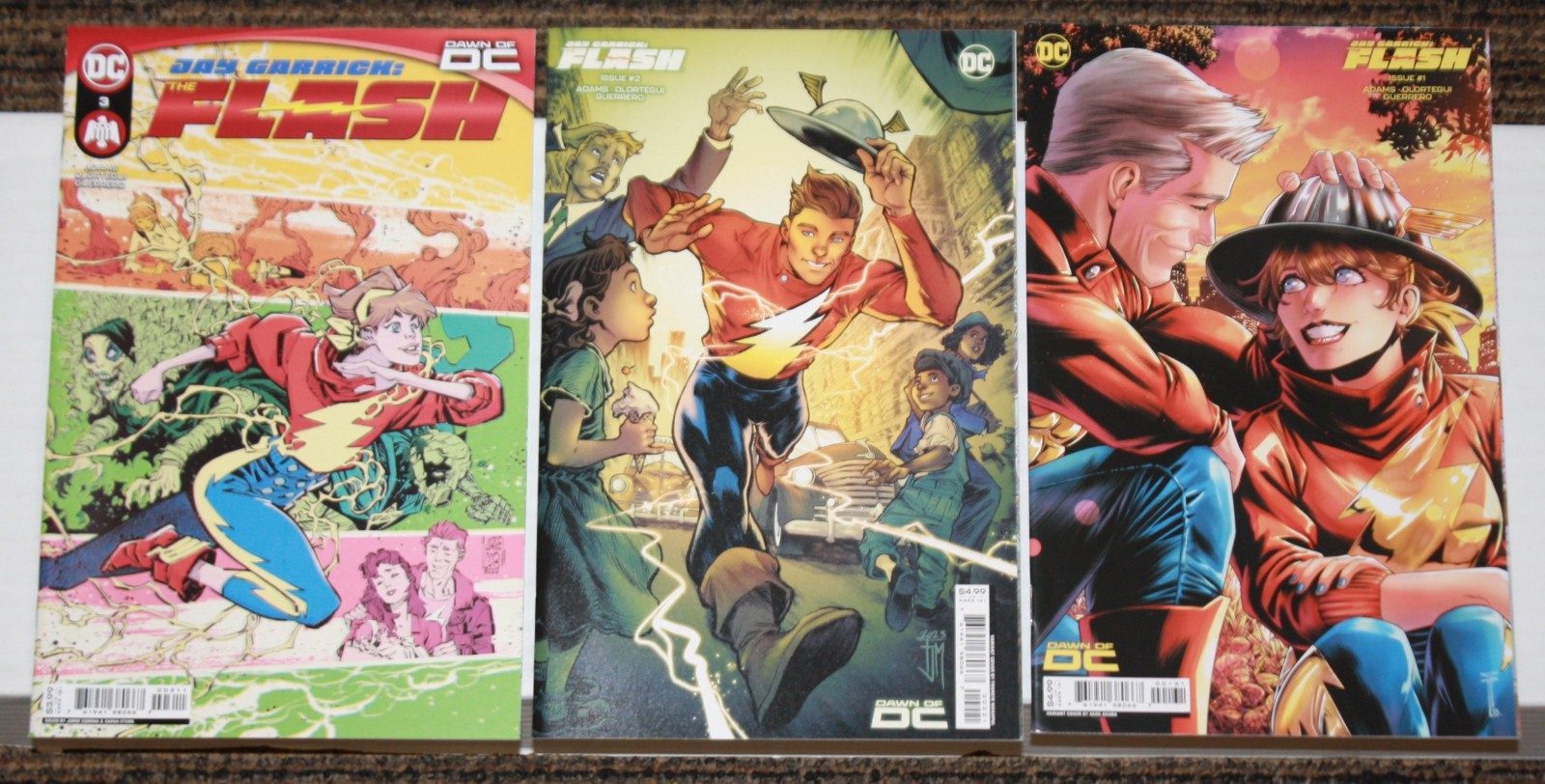 DC Jay Garrick Flash #1-6 COMPLETE SET – Adams & Olortegui – MIxed Covers